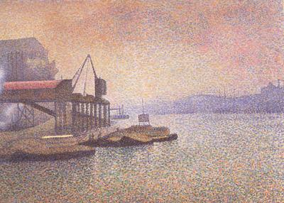 Georges Lemmen View of the Thames (nn02) china oil painting image